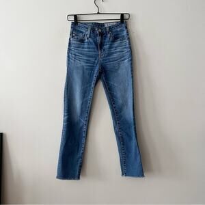 Ag Jeans The Isabelle High Rise Straight Crop Jeans